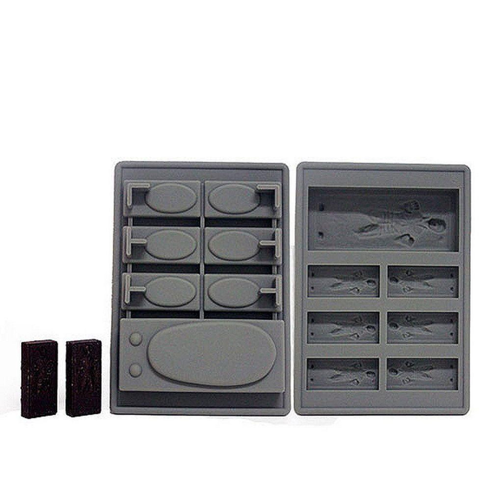 Силиконовая 3 форма для льда Хан Соло (код 00451) Київ - зображення 5