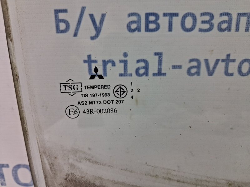 Стекло двери заднее правое Mitsubishi L200 2006-2015 5736A008 (Арт. 61060) Киев - изображение 3