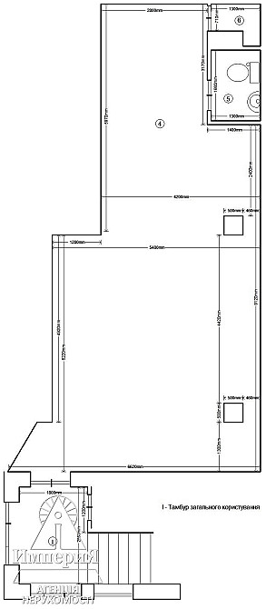Фасадное помещение 62 метра в Центре.1 этаж.Все коммуникации. Біла Церква - зображення 3
