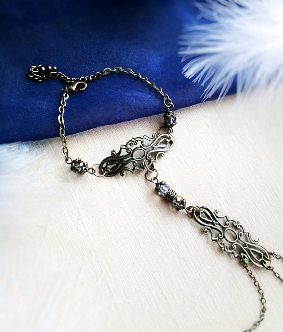 Слейв браслет кігтики бронза фентезі аксесуар на руку нігті накладні кільця ланцюжки Луцк - изображение 3