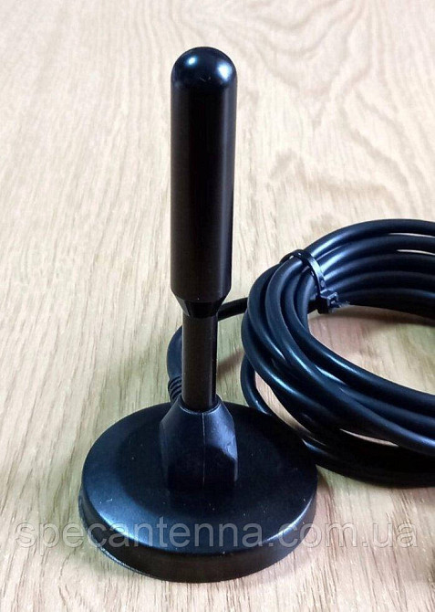 Антенна RD-04WS 410-890 МГц 4 дБ 50 Вт, на магнитном основании Дніпро - зображення 2