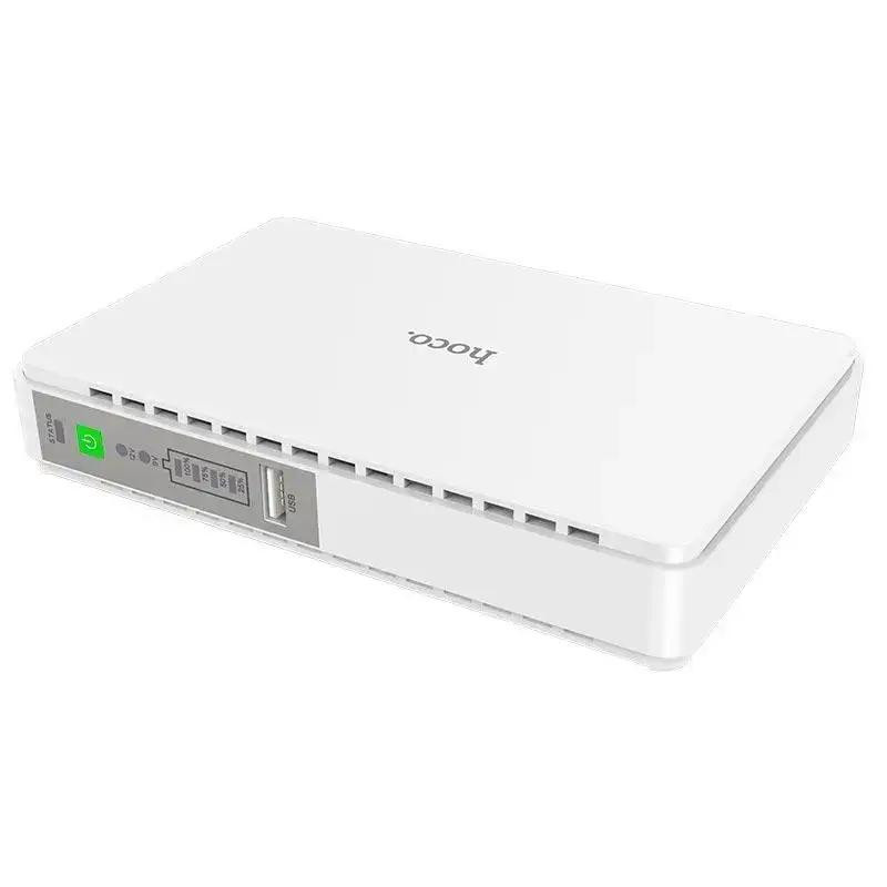 Источник бесперебойного питания Hoco DB25 Plus Smart Mini UPS для роутеров 5V/9V/12V 10000 mAh Херсон - зображення 2