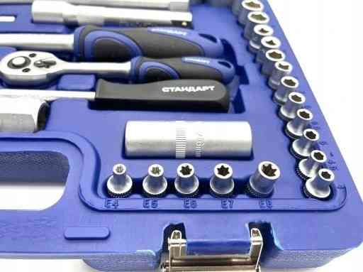 Автомобильный набор инструментов 1/4", 1/2" 108ед. (6-гр.) СТАНДАРТ STM-0108-6 Харків