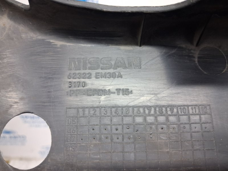 Накладка передней панели Nissan Tiida 2004-2014 62322EM30A (Арт. 81903) Киев - изображение 5