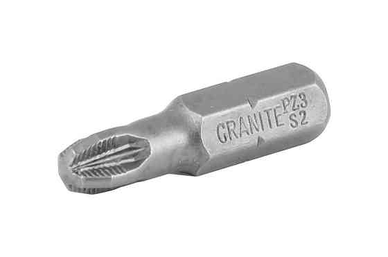 Насадка отверточная GRANITE PZ3 25 мм ¼" S2 набор 2 шт 10-93-250 Харьков