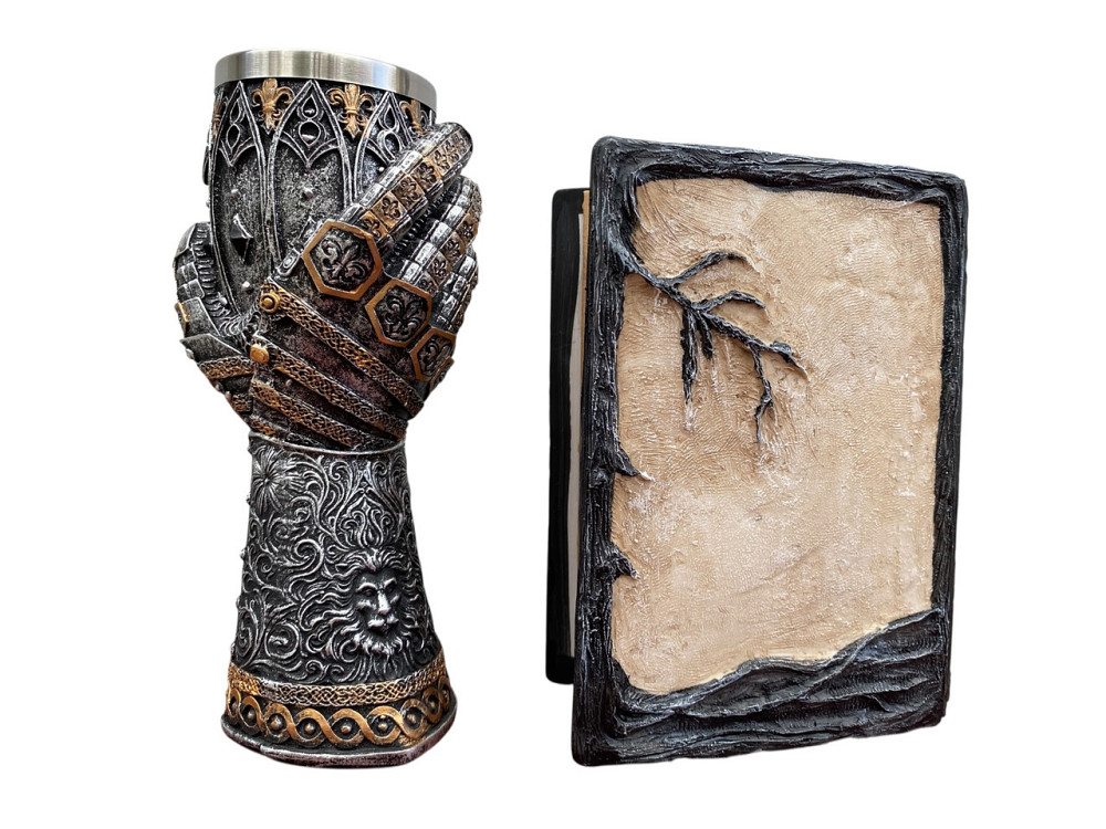 Подарочный набор Бокал 3 Рука с Левом и Блокнот 3 «Тень Ворона» Київ - зображення 2