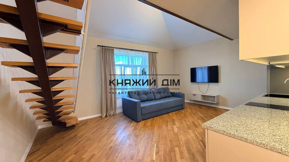 Оренда! Дворівневої 1-но кімнатної квартири ЖК Дубовий Гай. м. Сирець № 11204875 Киев - изображение 4