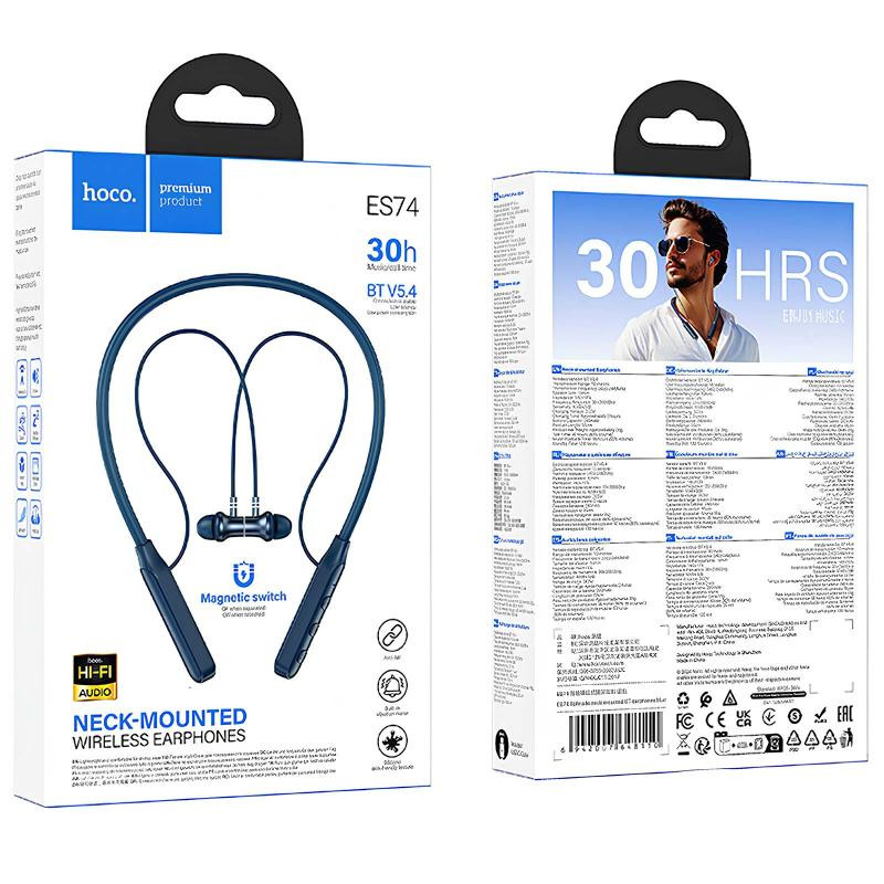 Bluetooth наушники Hoco ES74 Refinado neck-mounted Херсон - изображение 3