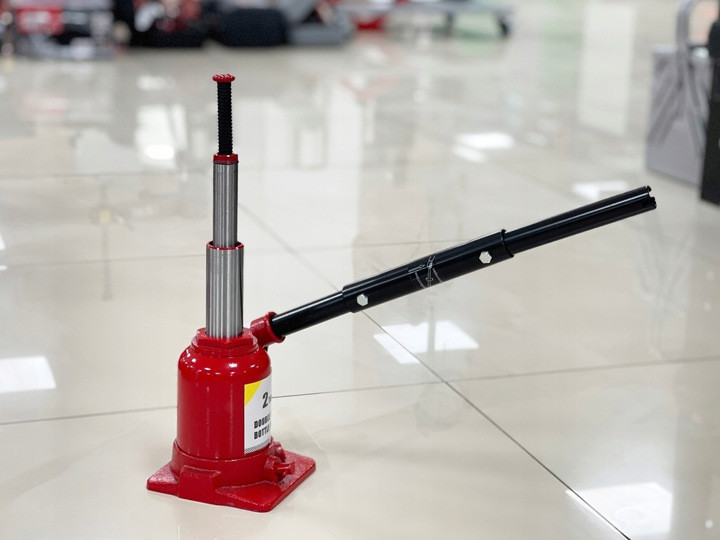 Домкрат гидравлический бутылочный низкий двухступенчатый 2 т 150–370 мм TORIN TF0202 Харків - зображення 7