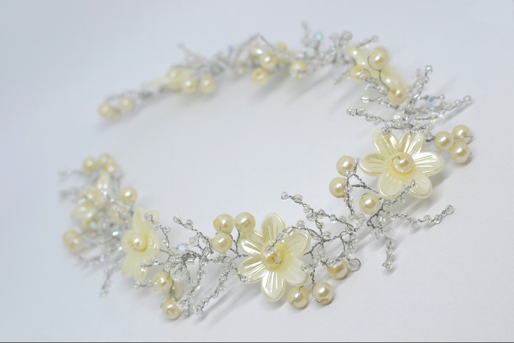 Прикраса для волосся, діадема, віночок. довжина 30 см ширина 2,5 см. Ровно - изображение 3