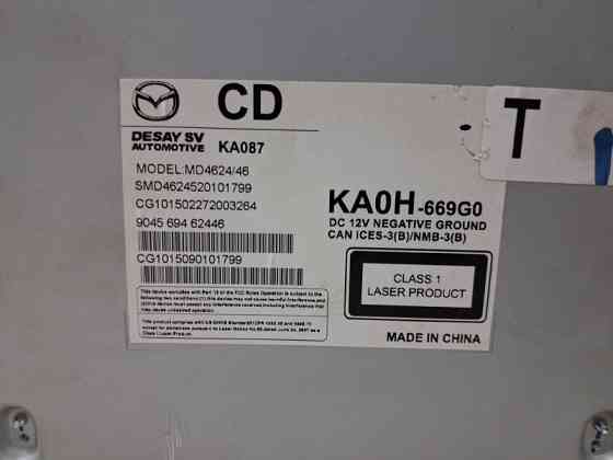 Магнитофон Mazda CX 5 2011-2017 KA0H669G0 (Арт. 63151) Київ