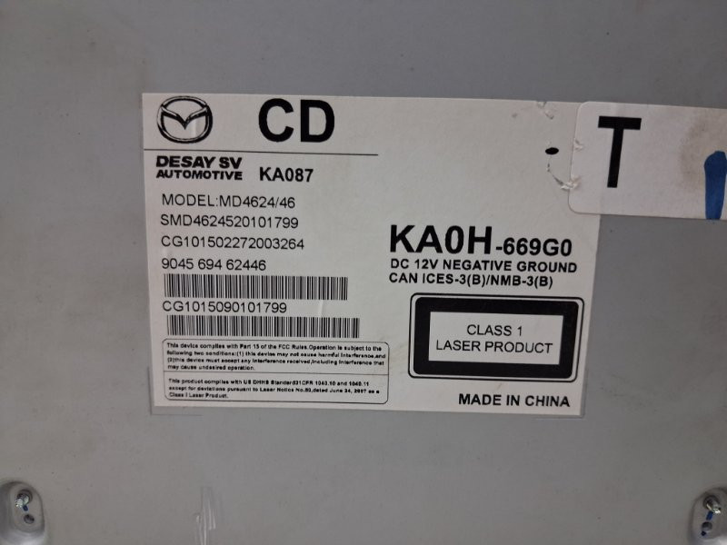 Магнитофон Mazda CX 5 KE 2.2 DIESEL 2011 (б/у) Київ - зображення 5