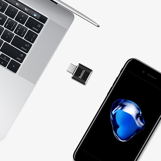 Переходник Hoco UA5 Type-C to USB Херсон - зображення 5