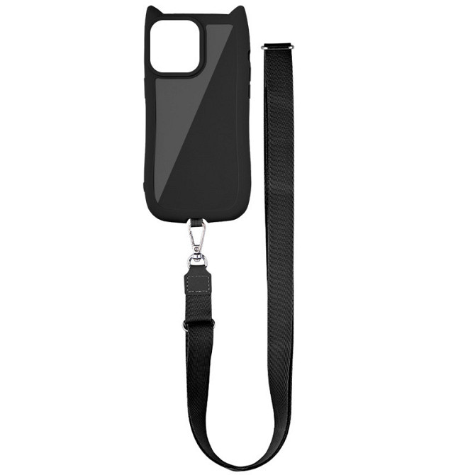 Чехол TPU GETMAN Cat with straps для Apple iPhone 15 Pro (6.1") Херсон - изображение 1