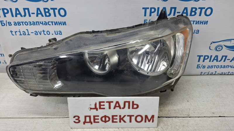 Фара левая Mitsubishi Lancer 10 2.0 БЕНЗИН 4B11 2007 (б/у) Киев - изображение 1