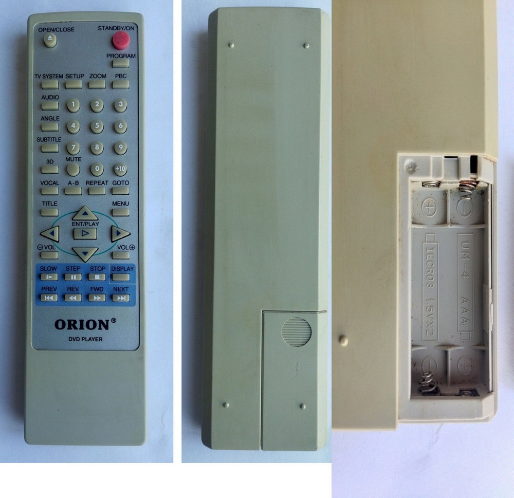 DVD-плеєр Orion DVD-818MK II(на запчастини)+дистанційний пульт Львів - зображення 6