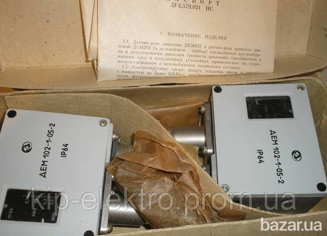 Датчик-реле давления ДЕМ 102-1-05-2 (ДЕМ 102, ДЕМ102, ДЕМ-102, ДЕМ 102-1, ДЕМ 102-2) Киев - изображение 1