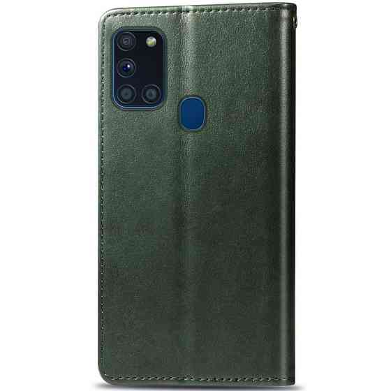 Кожаный чехол-книжка GETMAN Gallant (PU) для Samsung Galaxy A21s Херсон
