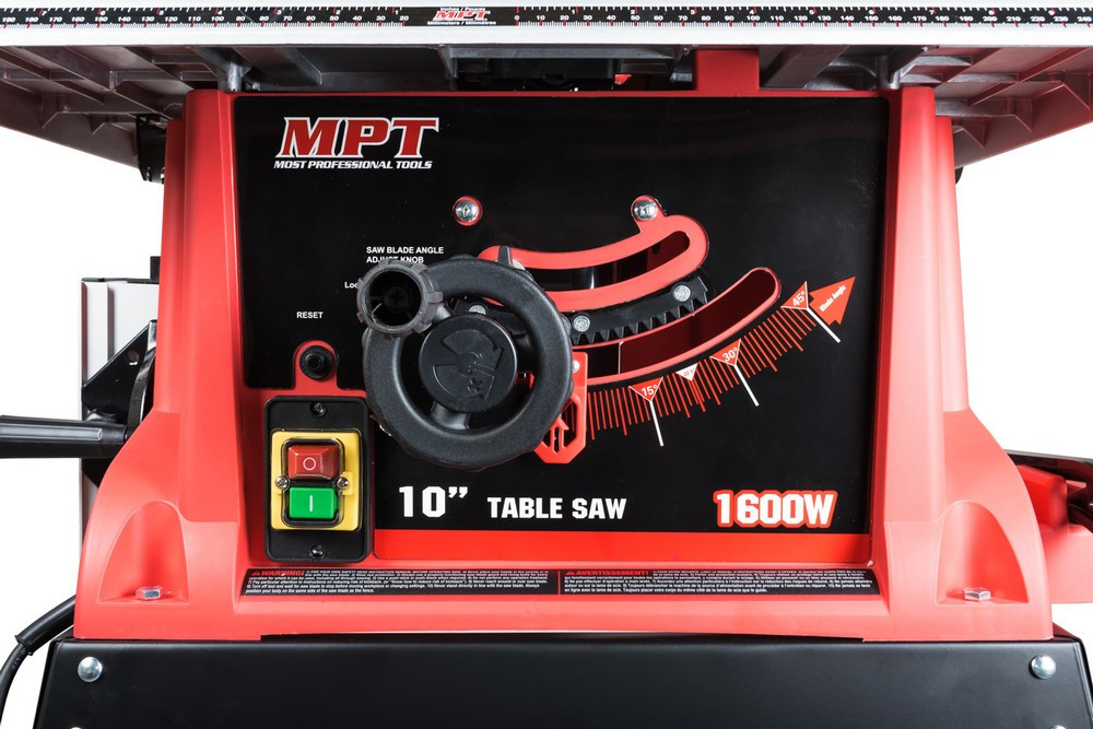 Станок для дерева циркулярный MPT 1600 Вт 4800 об/мин 254 мм MTS2502 Харків - зображення 6
