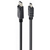 Кабель Cablexpert DisplayPort - HDMI 1м Чорний (CC-DP-HDMI-1M) (Код товару:41943) Харків