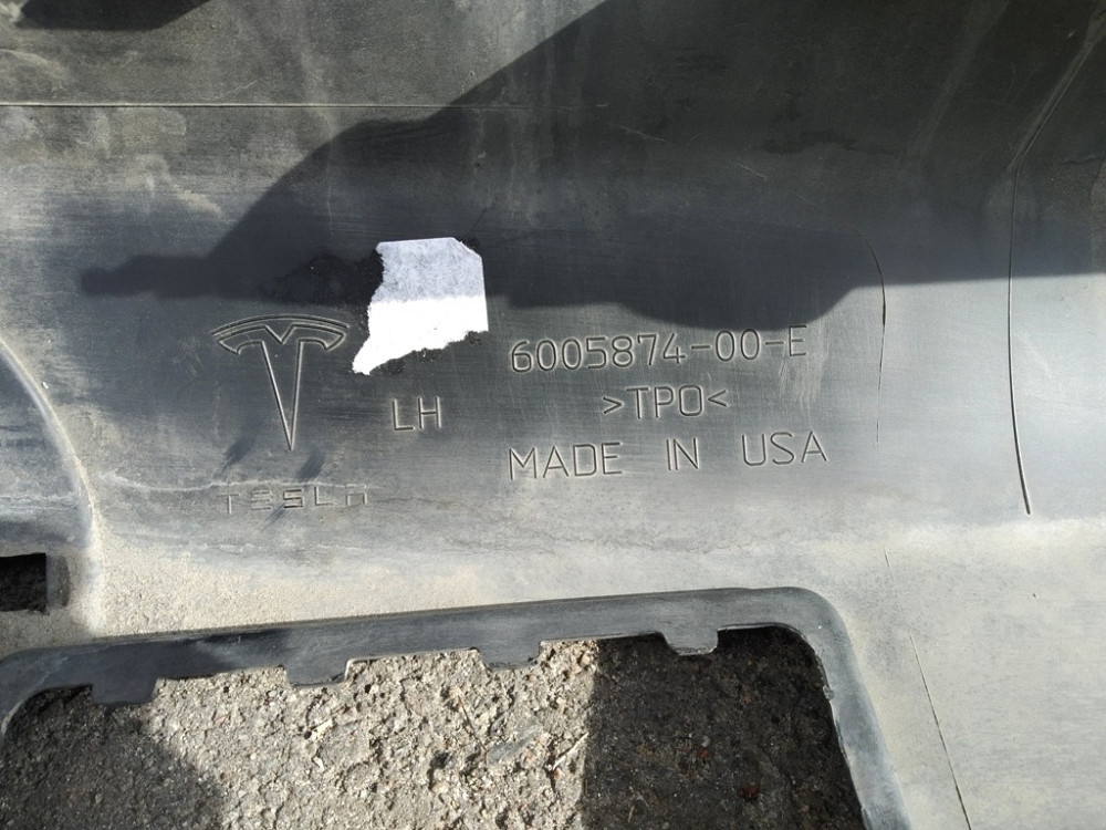 Накладка порога левая рокерная панель (структурная) паяная под покраску Tesla model S, model S REST Киев - изображение 4