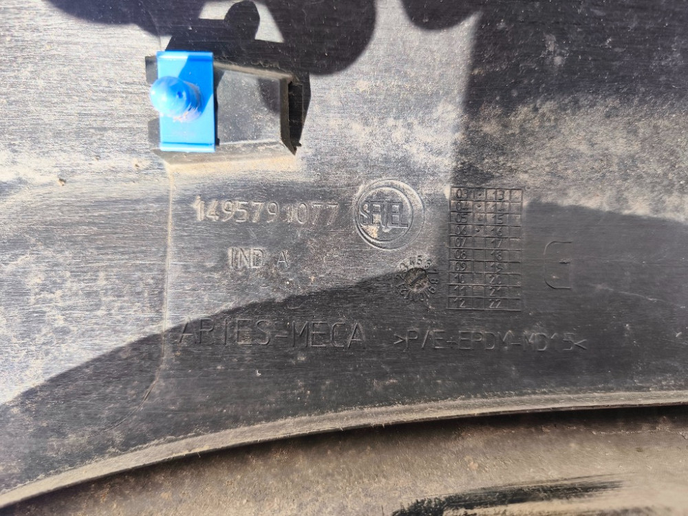Накладка крыла задняя левая Fiat Scudo 1996-2006 (1495791077) Ковель - зображення 2