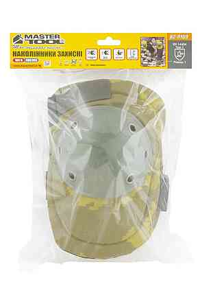 Наколенники защитные MASTERTOOL MILITARY PE II-EN 14404 82-0169 Харків