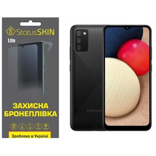 Поліуретанова плівка StatusSKIN Lite для Samsung A02s A025 Глянцева (Код товару:33615) Харьков - изображение 3