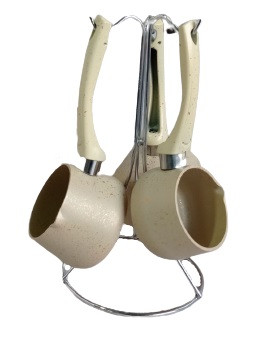 Набір турок OMS 3227-Cream 4 предмети кремовий Киев - изображение 1