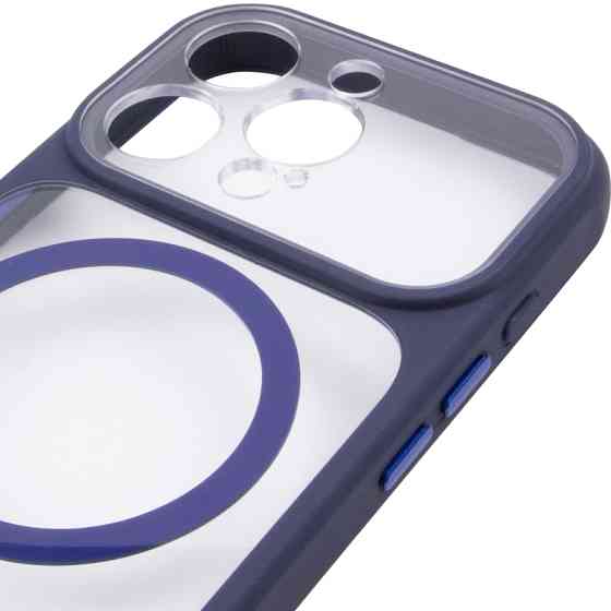 Чехол TPU+PC GETMAN Moon Clear with MagSafe для Apple iPhone 16 Pro Max (6.9") Херсон