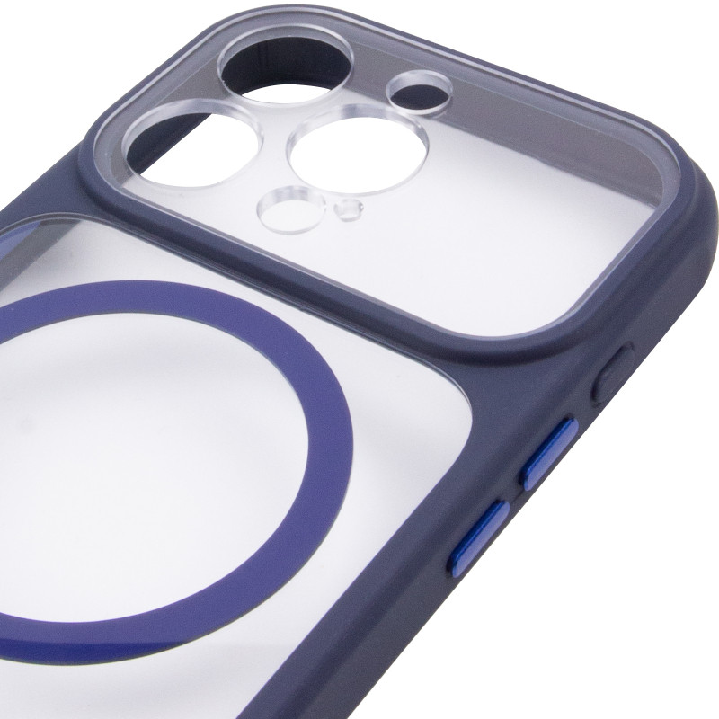 Чехол TPU+PC GETMAN Moon Clear with MagSafe для Apple iPhone 16 Pro Max (6.9") Херсон - зображення 5