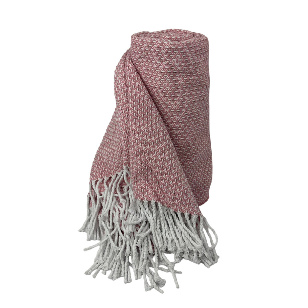 Бавовняний плед Vladi Valencia Владі Валенсія 3178 Рожевий 140х200 Коттон 50% Київ - зображення 1