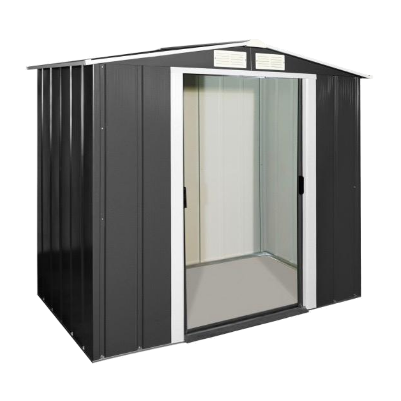 Сарай металлический ECO 202x182x181 см серый с белым Киев - изображение 1