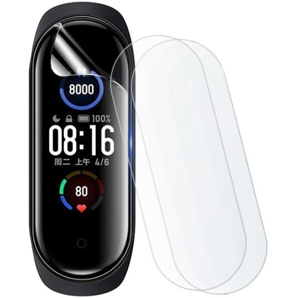 Набір захисних глянцевих гідрогелевих плівок DM для Xiaomi Mi Band 7 (3 шт) Харків - зображення 3