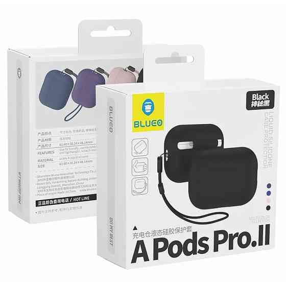 Силиконовый футляр BlueO Liquid silicone для наушников Airpods 4 Херсон