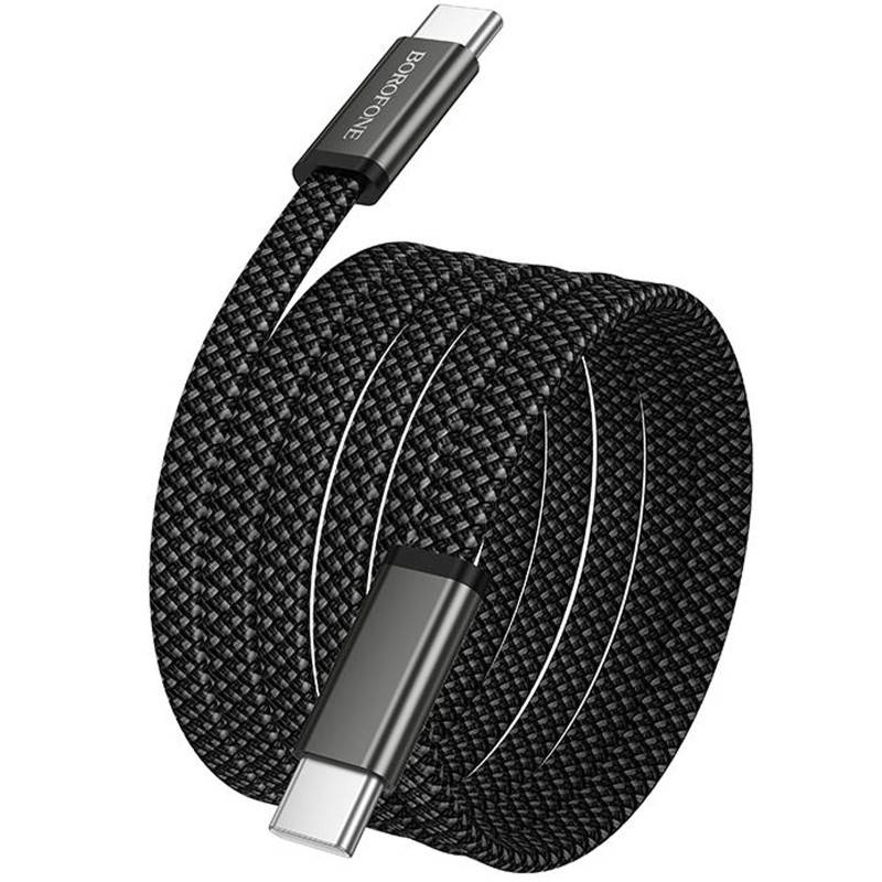 Дата кабель Borofone BX124 Peace Type-C to Type-C 60W (1m) Херсон - зображення 6