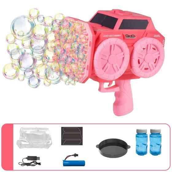 Пистолет с мыльными пузырями SHT KB1294 Car на 139 отверстий + 2xbottle 60ml Херсон