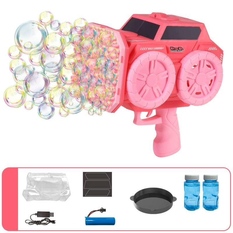 Пистолет с мыльными пузырями SHT KB1294 Car на 139 отверстий + 2xbottle 60ml Херсон - изображение 2