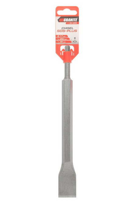 Зубило плоское GRANITE CURVED SDS-PLUS 250х30х17 мм 1-30-255 Харків - зображення 4