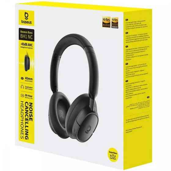Накладные беспроводные наушники Baseus Bass BH1 ANC (A02037) Херсон