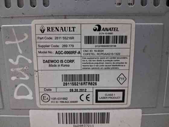 Магнитофон Dacia Duster 2010-2017 281156534R (Арт. 63149) Київ