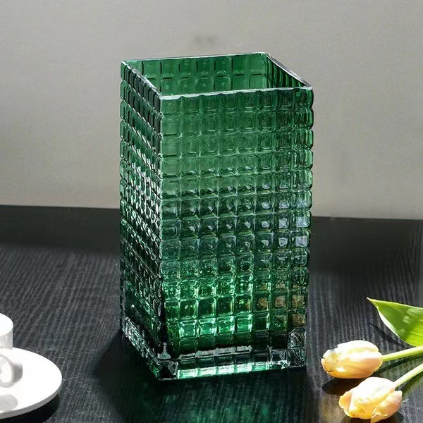 Ваза для квітів 14203 24х13 см зелена Киев - изображение 1