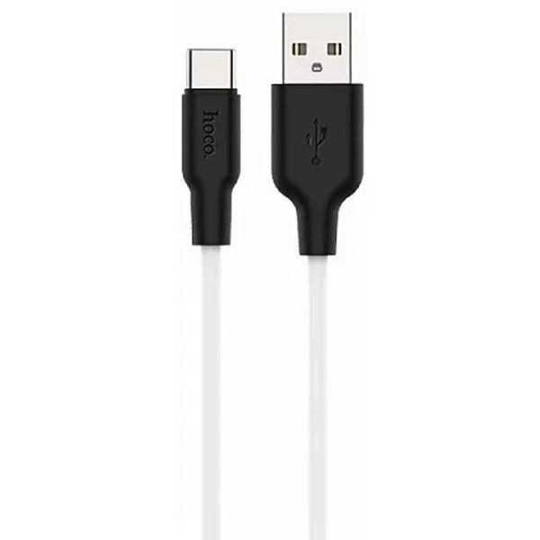 Кабель Hoco X21 Plus Silicone USB to Type-C 2m Black&White (Код товару:32643) Харьков - изображение 1