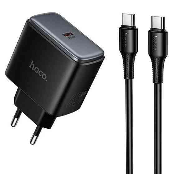 СЗУ Hoco C159A Upgrade PD65W (1USB-C) + кабель Type-C to Type-C Херсон