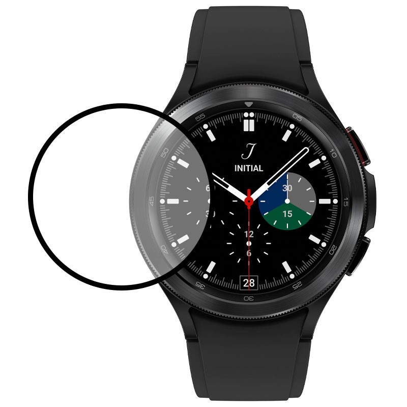 Полимерная пленка 3D (full glue) (тех.пак) для Samsung Galaxy Watch 4 42mm Херсон - зображення 4