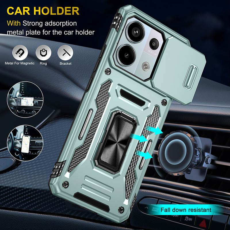 Ударопрочный чехол Camshield Army Ring для Xiaomi Redmi Note 13 4G Херсон - изображение 3