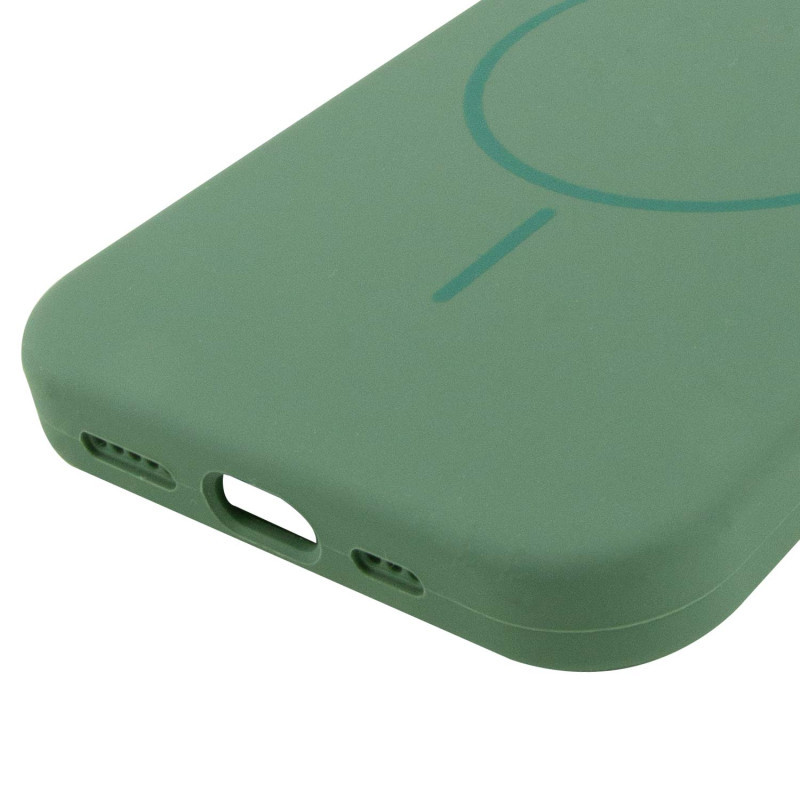 Чехол Silicone Case Full Protective (AA) NO LOGO with MagSafe для Apple iPhone 15 Plus (6.7") Херсон - зображення 5