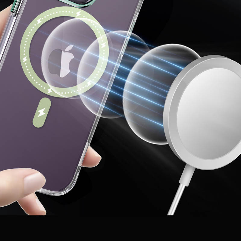 Чехол TPU+PC Colorful with Magnetic Fit для Apple iPhone 13 (6.1") Херсон - изображение 6