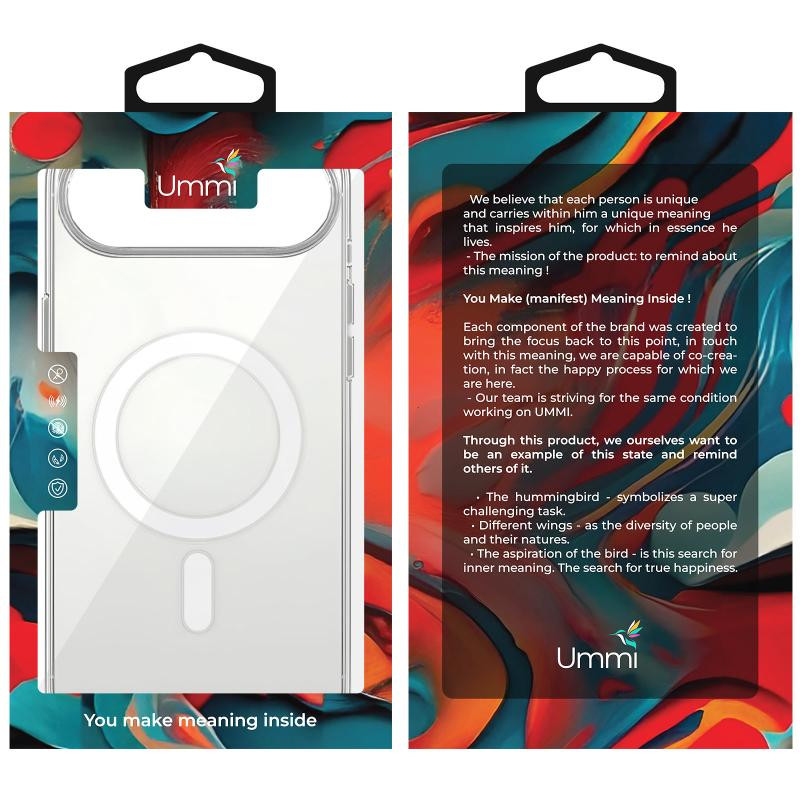 Чехол Ummi transparent with MagSafe для Apple iPhone 17 Air (6.5") Херсон - изображение 2
