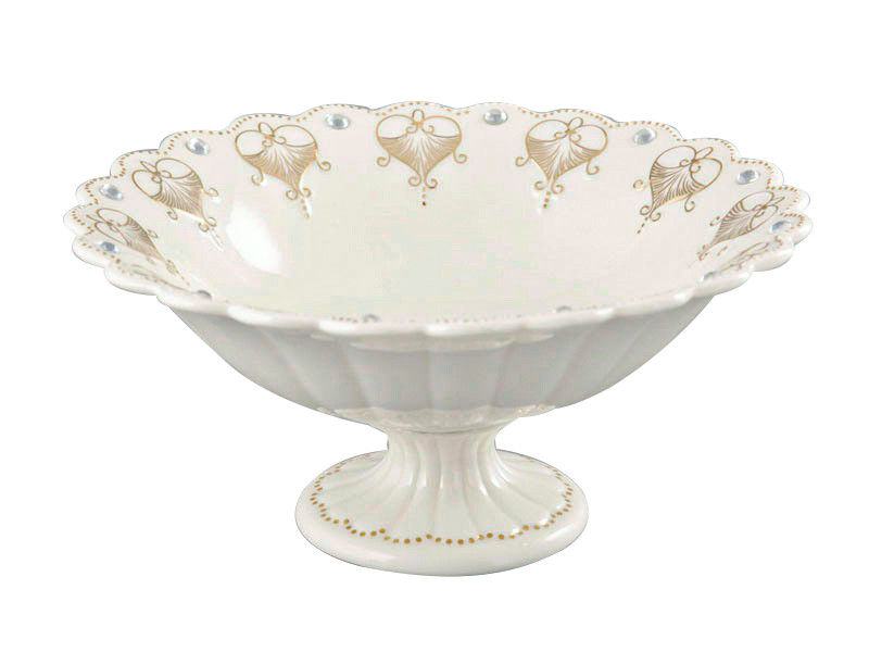 Фруктівниця на ніжці Lefard Пікова дама 437-013 26 см Київ - зображення 1